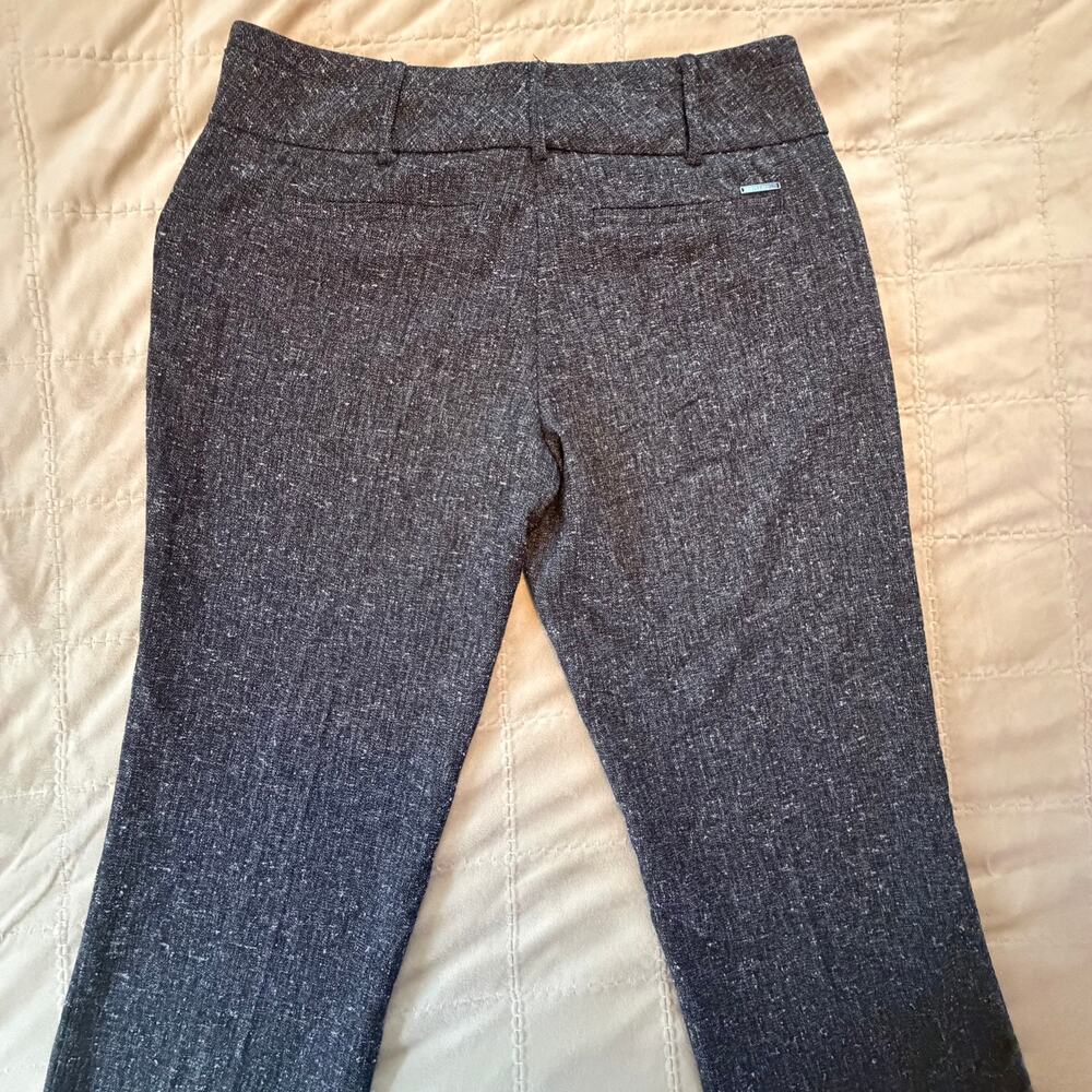 7th Avenue New York & Company Gray Straight Leg Dress Pants Size 4